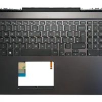 New Laptop UK Keyboard with Palmrest Cover for DELL inspiron G7 7588 UK Layout 09MK3W with Backlight