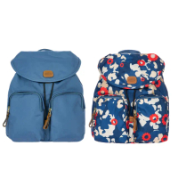 【BRIC S】義大利時尚 X-Bag 雙口袋手提後背包(多收納空間)