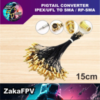 PIGTAIL ANTENNA CONVERTER UFL IPEX TO SMA RP-SMA 15cm dji o3 o4