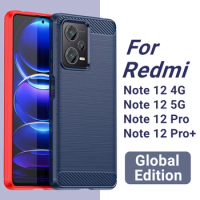 For Xiaomi Redmi Note 12 Pro Plus Case Xiaomi Redmi Note 12 Pro+ Plus Cover Shockproof TPU Phone Cover Redmi Note 12 Pro Plus
