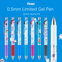 1pc Pentel Black Ink Energel Gel Pen BLN75 Limited Series 0.5mm Writing Point Soft Pen Grip Back To School Stationery Supplies