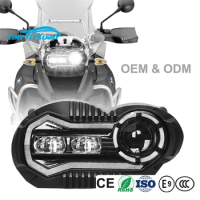 Halogen Focos Para Auto Motorcycle Led Projector Headlight For R1200Gs R 1200 Gs Adventure