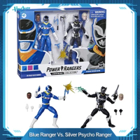 Hasbro Power Rangers Lightning Collection in Space Blue Ranger Vs. Silver Psycho Ranger 2-Pack 6-Inch Action Figure Toys F2047