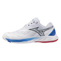 Mizuno Wave Fang 2 [71GA231330] 男女 羽球鞋 3E寬楦 止滑 穩定 美津濃 白 藍紅
