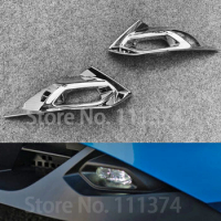Chrome Front Fog Light Lamp Trim Cover for Nissan Note E13 2021 2022 Decoration Accessories