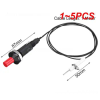 1~5PCS Gas Heater Piezo Igniter Spark Plug Button Household Kitchen Barbecue Piezo Spark Ignition Set With Cable Appliance