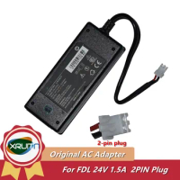 Genuine For FDL FDLJ1204A AC Adapter 24V 1.5A 36W Special 2 Pins Printer Inner PSU For GPRINTER L407 L80180 S-L803 Power Supply