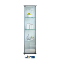 TERBARU!! INFORMA Lemari Pajangan - NEWVY CURIO 4 TIER BLACK