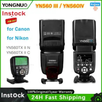 YONGNUO YN560 III YN560IV Wireless Master Flash Speedlite for Nikon Canon Olympus Pentax DSLR Camera