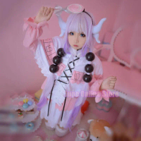 Miss Kobayashi's Dragon Maid Kanna Kamui Cosplay CostumeWigs for Women Kobayashi san Chi no Maid Uni
