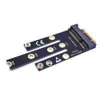 Penyesuai Penukar Lelaki NGFF M.2 B + M ke mSATA Mini PCIe/PCI Express SATA 3.0 SSD, kad riser untuk