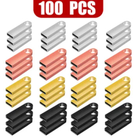 100pcs/lot Metal Usb Flash Drive Pen Drive 64GB 32GB Pendrive Memory Stick 128GB 8GB 4G Flash Disk Flash 2.0 Usb Stick Free Logo