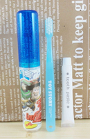 【震撼精品百貨】Metacolle 玩具總動員-牙刷牙膏組-胡迪圖案-藍色 震撼日式精品百貨