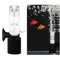 Mini Water Fairy Fish Tank Ecological Bottle Aquarium Box Filter Oxygen Boosting Air Pump Built in Silent Fish Fecal Absorber