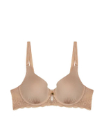 เสื้อในทรง 4/5 พุซอัพ เต้าเรียบ รุ่น GB7N44 สีน้ำตาล ไซส์ C70