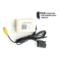 RGB Adapter to CVBS Signal Converter Adapter For RNS315 RNS510 RCD510 Aftermarket Camera RGB To CVBS