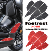 Motorcycle Footrest Pedals pedals CNC Footrest MATS Pedals Aluminum alloy reinforced foot pad for YAMAHA Xmax 300 XMAX300 17-18