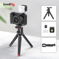 SmallRig ZV-E10 Vlogger Extension Grip Kit for Sony ZV-E10 Vlogging Mounting Plate Kit with Quick Release Tripod 3525