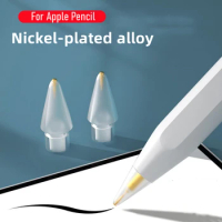 Clear Pencil Tips for Apple Pencil 1st / 2nd Generation IPad Stylus Nib 5.0 6.0 7.0 Nickel-plated Alloy Replacement IPencil Tip