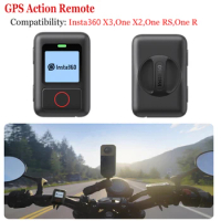GPS Remote Control for Insta360 X3 One X2 One RS GPS Action Remote Bluetooth 5.0 for Insta360 One X3 R Action Camera Accessories