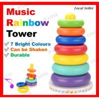 Music Rainbow Stacking Baby Learning Toys for Baby and Toddler Early Learning Toys Baby Toys 1 year 