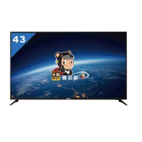 《滿萬折1000》禾聯【HD-43DFSP1】43吋電視(無安裝)(7-11商品卡600元)