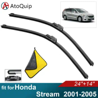Car Windshield Wiper Blades Fit For Honda Stream Wiper Blades Soft Rubber Auto Front Windscreen