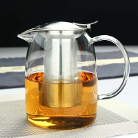 加厚耐高溫玻璃花茶壺泡茶壺電陶爐套裝煮茶加熱煮茶壺沖茶器304
