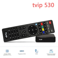 TVIP 530 Linux tv Box Amlogic S905W 1GB/8GB Quad Core TV Box TVIP S-Box V.530 4K Media player smart set top tv box