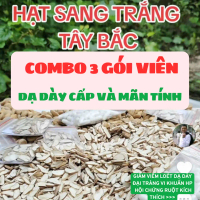 Hạt Sang Trắng 3 Gói 180 V.iê-n Uống 90 Ngày- Giải Quyết Viêm Loét Đại Tràng Co Thắt & Vi Khuẩn HP F