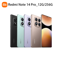 官方旗艦館 小米 Redmi紅米 Note 14 Pro 6.67吋 5G(12G/256G/聯發科天璣7300-Ultra/5000萬鏡頭畫素)