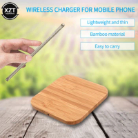 New Portable 5W Qi Wireless Charger Slim Wood Pad For Apple iPhone 7 8 Plus Smart Phone Wireless Charging Pad For Samsung S7