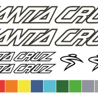 For 1Set Santa Cruz Replacement Mountain Bike Frame Vinyl Decals Stickers MTB Car Styling