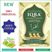 Buku IQRA Untuk Remaja dan Dewasa Rasmul Utsmani IQRO 1-6 Ukuran B5 Kertas HVS KH ASAD HUMAM