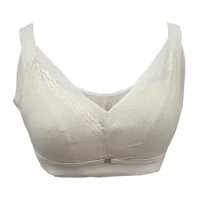 BIMEI Mastectomy Bra Pocket Bra Women's Cotton Front-Closure Leisure Bra2456
