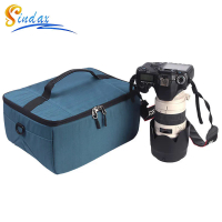 กระเป๋าใส่กล้อง DSLR Multi-Functional Waterproof Camera  Organizer Case For Nikon For Canon Backpack  Insert Bag