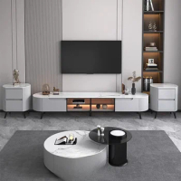 Salon Pedestal Modern TV Stands Sideboard Shelf Luxury TV Stands Cabinet Console Mueble Tv Flotante Media Console Furniture