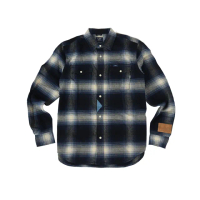 【Lee 官方旗艦】男裝 長袖襯衫 / 經典格紋 灰霧藍 標準版型 / 101+ 系列(LL20029066T)