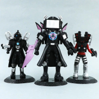 Titan TV Man Clock Man Speaker Man Toilet Man vs. Surveillance Man Action Figure Toy for Children Bo