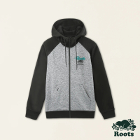 【Roots】Roots 男裝- 戶外探險家系列 貼合布連帽外套(灰色)