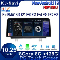 10.25 Inch Android 13 Car Radio For BMW F20 F21 F30 F31 F34 F32 F33 F36 NBT System Wireless CarPlay Auto Touch Screen Monitor