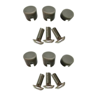 New 2Set Scooter Rear Back Fender Mudguard Screw Rubber Cap Screw Plug Cover For XIAOMI M365 Electric Scooter Parts(Gray)