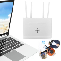4G LTE WIFI Router 300Mbps WiFi Hotspot 4 External Antenna 4G SIM Card WiFi Router WAN LAN