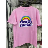 Kaos Death Metal Rainbow - Kaos Death Metal Funny - Kaos Death Metal HITAM 2XL