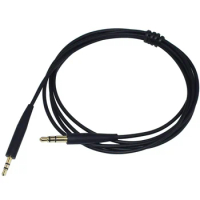 For Bose QC35 Headphone Cable QC25 QC35 II QC45 Soundtrue o Cable 3.5 to 2.5 Portable Pair Recording Cable,Black