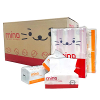 【ARZ】MINO洣濃海豹抽取式衛生紙100抽X72包(擦拭紙 廁紙 可溶水衛生紙)