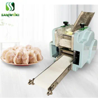 Automatic gyoza Dumpling Skin Maker Lumpia Dumpling Wrapper moulding Machine Ravioli skin making mac