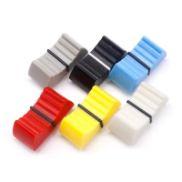 12pcs Mixer Fader Cap / Dimming table Equalizer Sound console Accessories Inner Hole 4MM Slide Potentiometer Cap Knob Cap