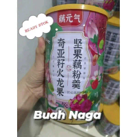 Ou Fen Lotus Root Powder Bubuk Akar Teratai Buah Naga Sarapan Sehat 500gr Rendah gula Alami