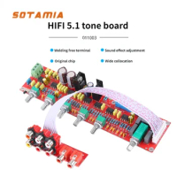 SOTAMIA 5.1 Home Theater NE5532 Tone Audio Board HIFI Preamp Potentiometer Preamplifier Board DIY Home Theater Sound System